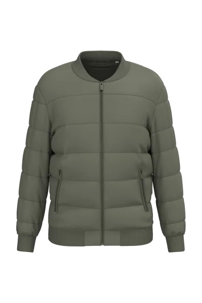 Veste matelassée écoresponsable à col teddy unisexe