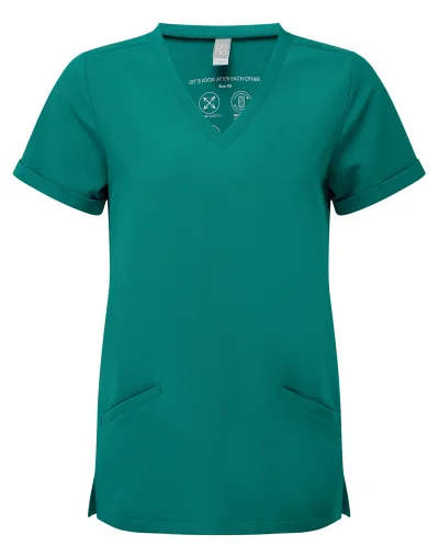 Tunique stretch manches courtes femme