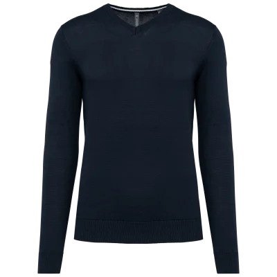 Pull col en V écoresponsable homme