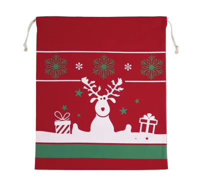 Sac avec cordon motifs de Noël
