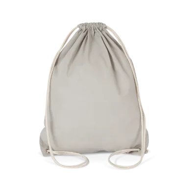 Sac à dos en coton avec cordelettes