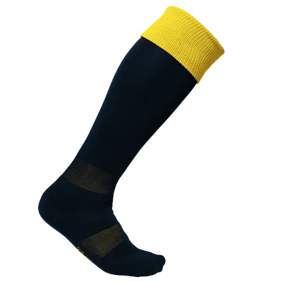 Chaussettes de sport bicolores unisexe
