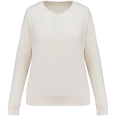 Sweat-shirt écoresponsable en éponge femme
