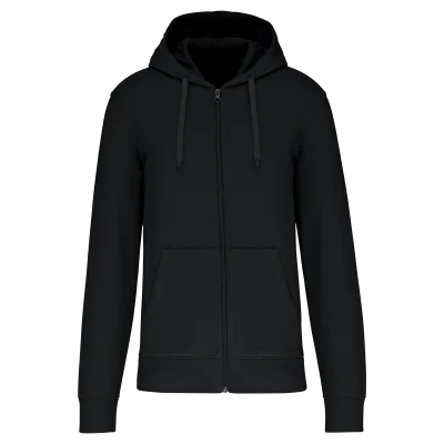 Sweat-shirt écoresponsable zippé à capuche homme