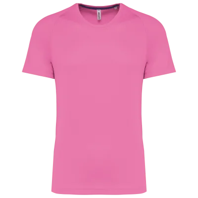T-shirt de sport à col rond recyclé homme