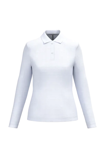 Polo manches longues femme