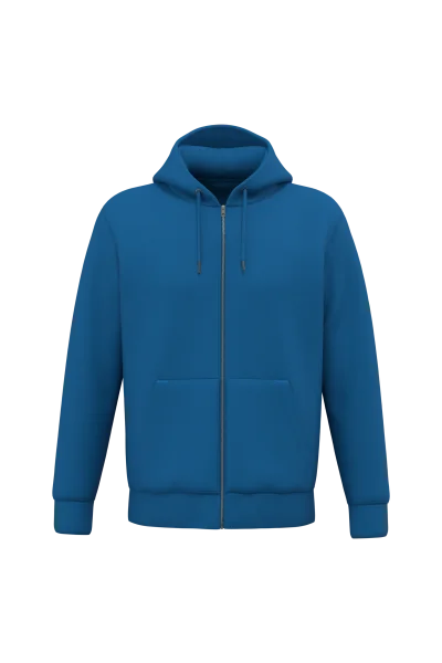 Sweat-shirt écoresponsable zippé à capuche unisexe