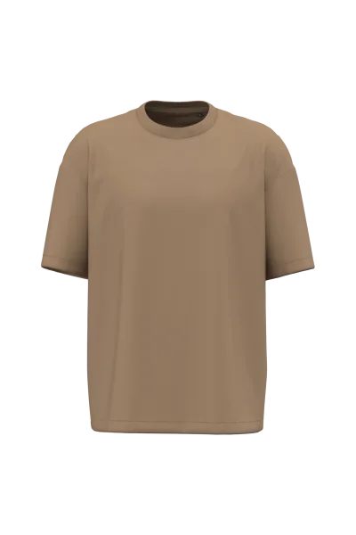 T-shirt unisexe oversize manches courtes