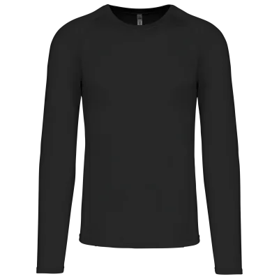 T-shirt double peau sport manches longues unisexe