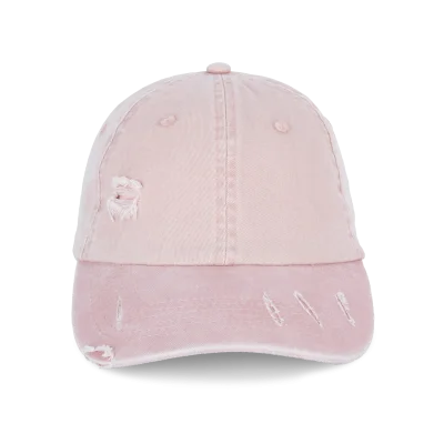 Casquette écoresponsable effet déchiré unisexe