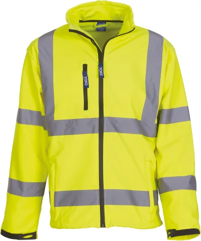 Veste softshell haute visibilité