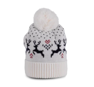 Bonnet de Noël motifs rennes