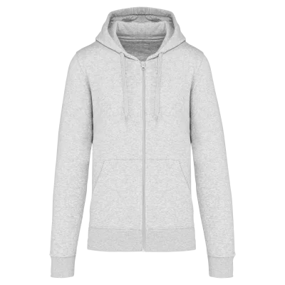 Sweat-shirt écoresponsable zippé à capuche homme