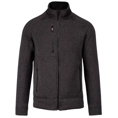 Veste zippée chinée homme