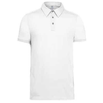 Polo jersey manches courtes homme