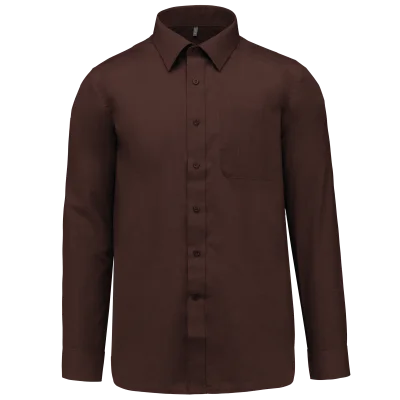 Chemise popeline polycoton entretien facile homme