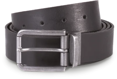 Ceinture en cuir à bord franc - 35 mm