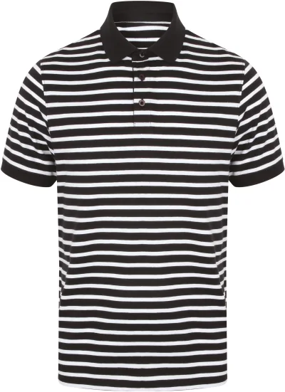 Polo jersey à rayures