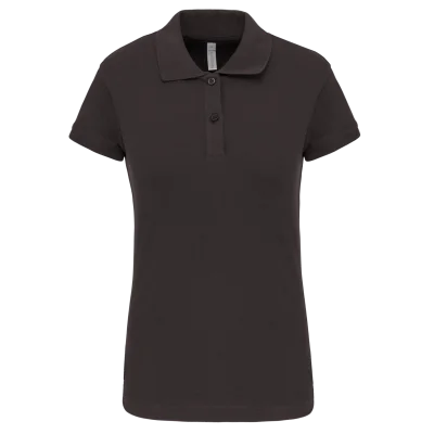Polo piqué manches courtes femme