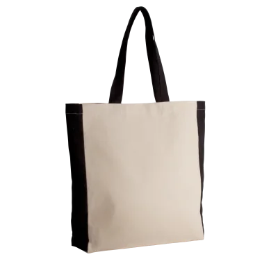 Sac cabas bicolore