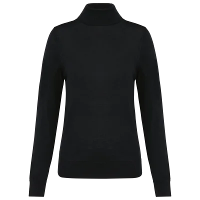 Pull Mérinos col roulé femme