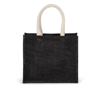 Sac style cabas en toile de jute - modèle moyen