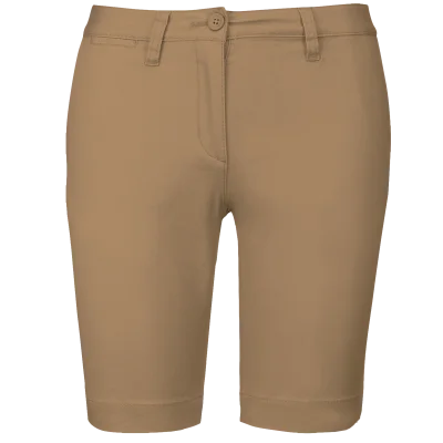 Bermuda chino femme