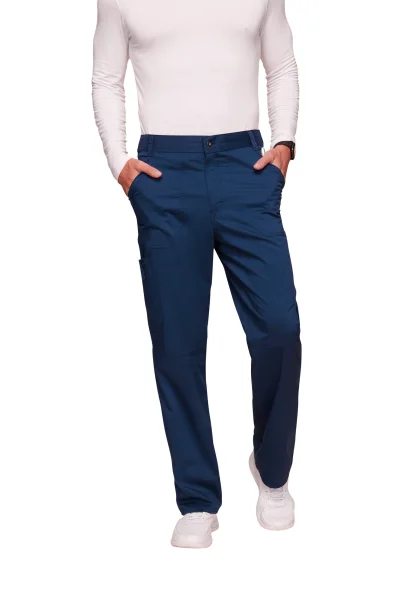 Pantalon cargo à braguette homme