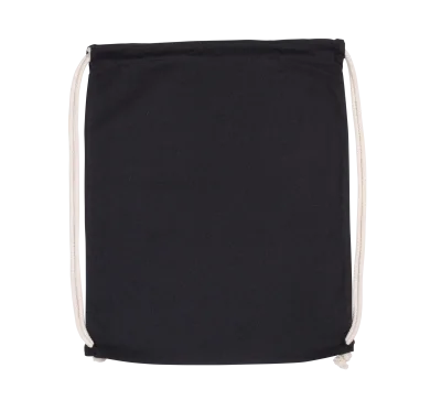 Sac à dos en coton bio avec cordelettes