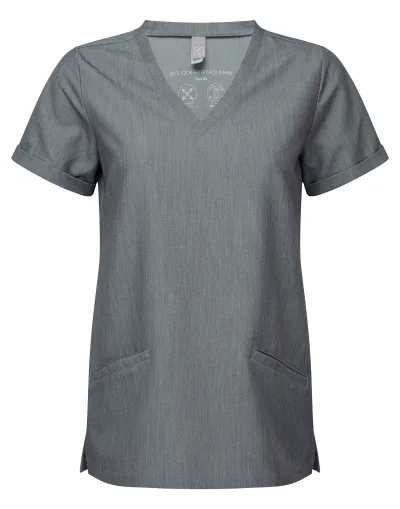 Tunique stretch manches courtes femme