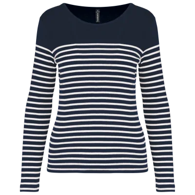 Marinière manches longues femme