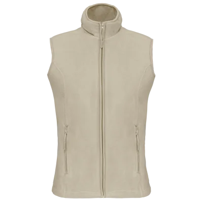 Bodywarmer micropolaire femme