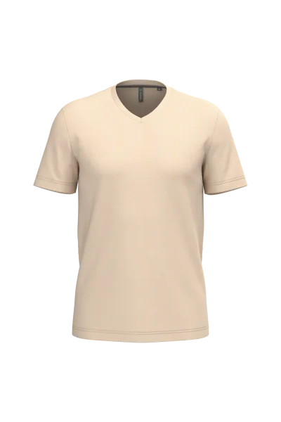 T-shirt col V manches courtes homme