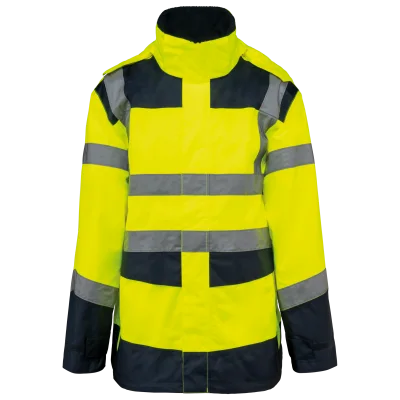 Parka de sécurité recyclée 4 en 1 unisexe