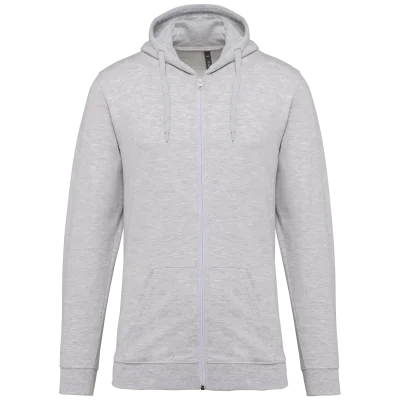 Sweat-shirt zippé capuche unisexe