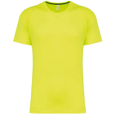T-shirt de sport à col rond recyclé homme