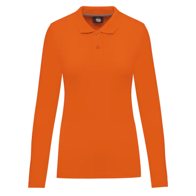 Polo manches longues femme
