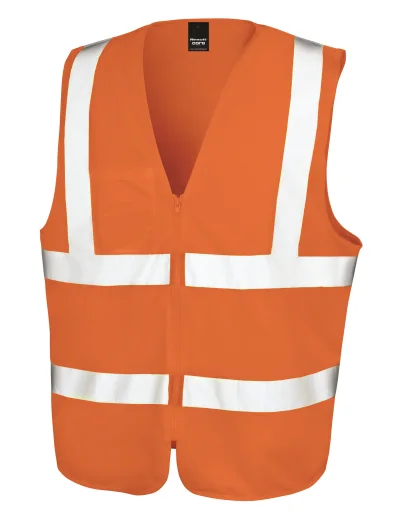 Gilet de sécurité zippé