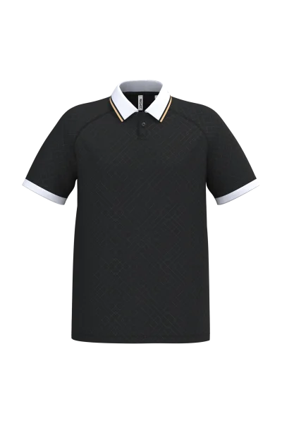 Maillot lifestyle à col polo unisexe