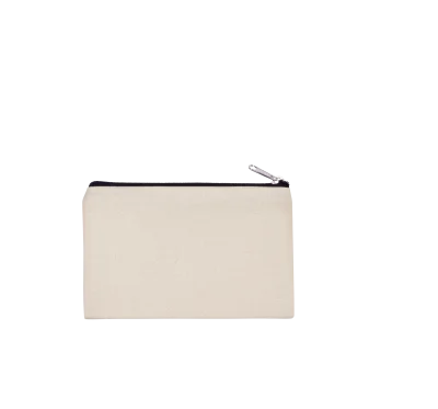 Pochette en coton canvas - petit modèle