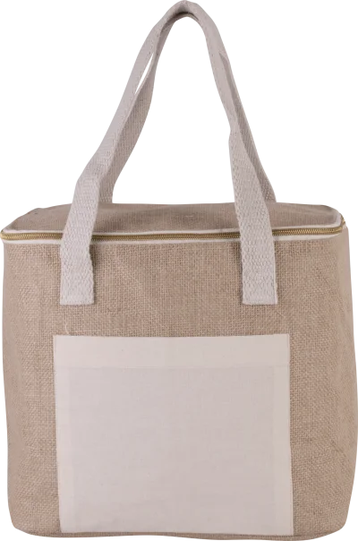 Sac isotherme en jute - modèle moyen