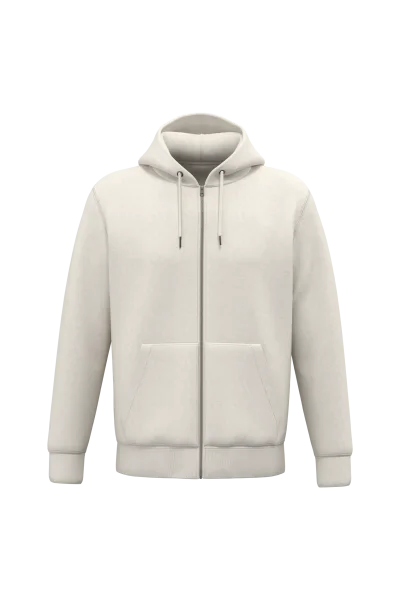 Sweat-shirt écoresponsable zippé à capuche unisexe
