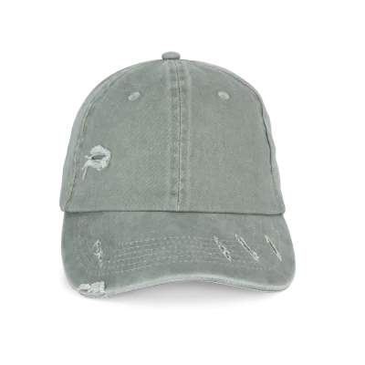 Casquette écoresponsable effet déchiré unisexe