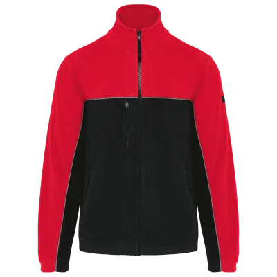 Veste micropolaire bicolore écoresponsable unisexe