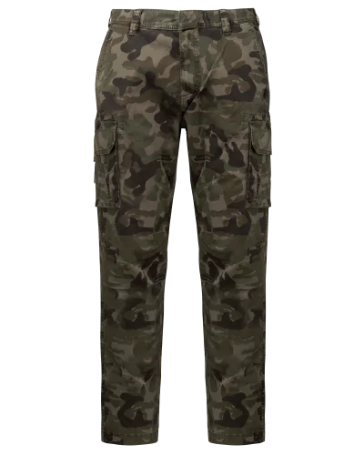 Pantalon multipoches homme
