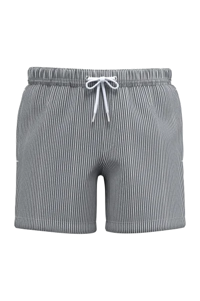 Short de bain écoresponsable rayé homme