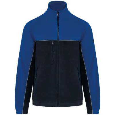 Veste micropolaire bicolore écoresponsable unisexe