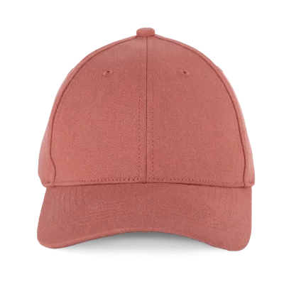 Casquette 6 panneaux en coton recyclé