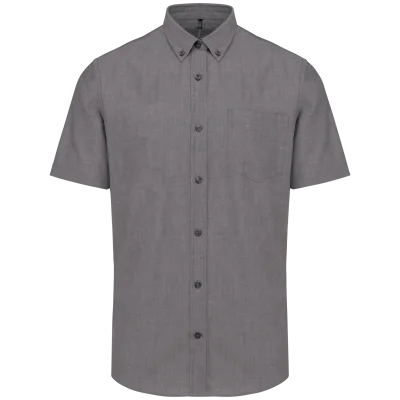 Chemise Oxford manches courtes