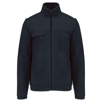 Veste polaire manches amovibles homme